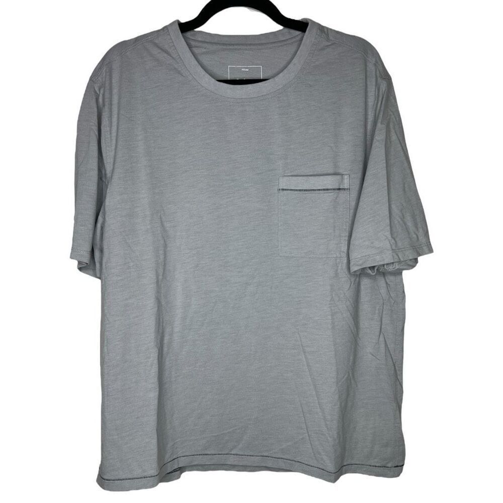 Lahgo Men’s XXL Gray Pocket Tee Short Sleeve Celliant Cotton Blend Shirt Comfort
